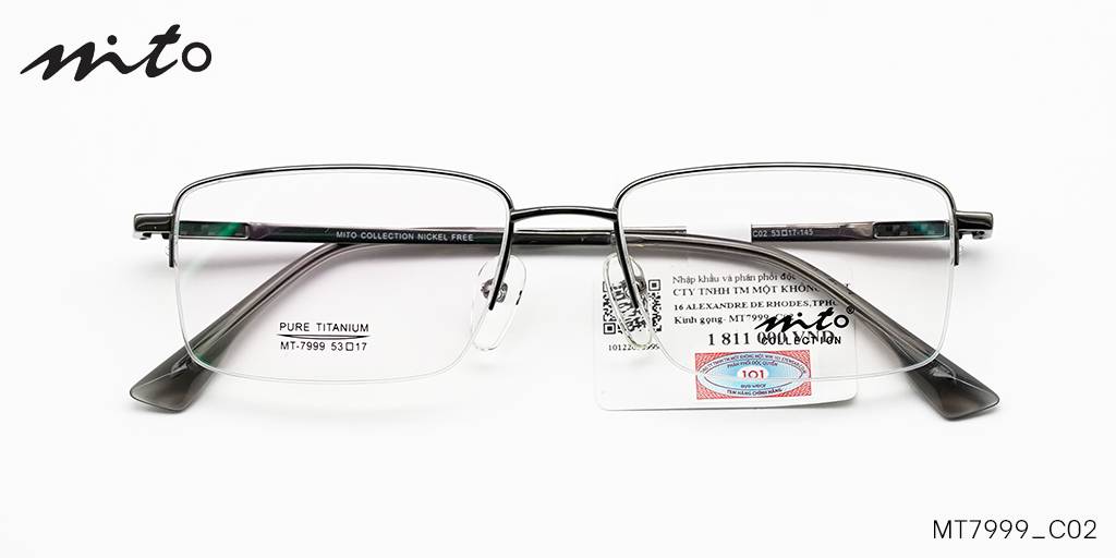 Gọng Kính Mito Pure-Titanium MT7999_C02 - Hover