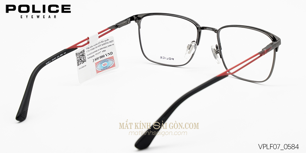 Gọng Kính Police VPLF07 0584 - Hình 4