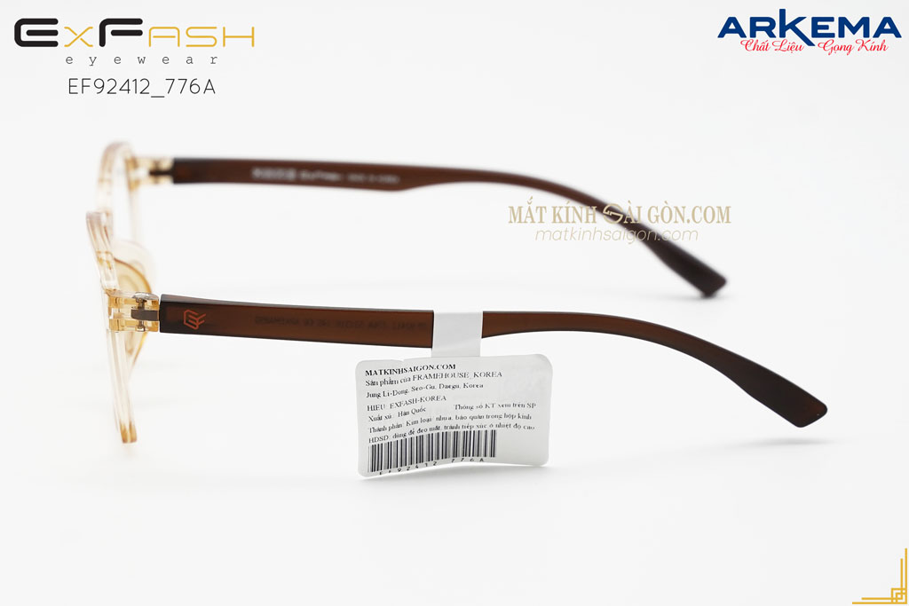 Gọng Kính Nhựa ExFash EF92412 776A - Hình 6