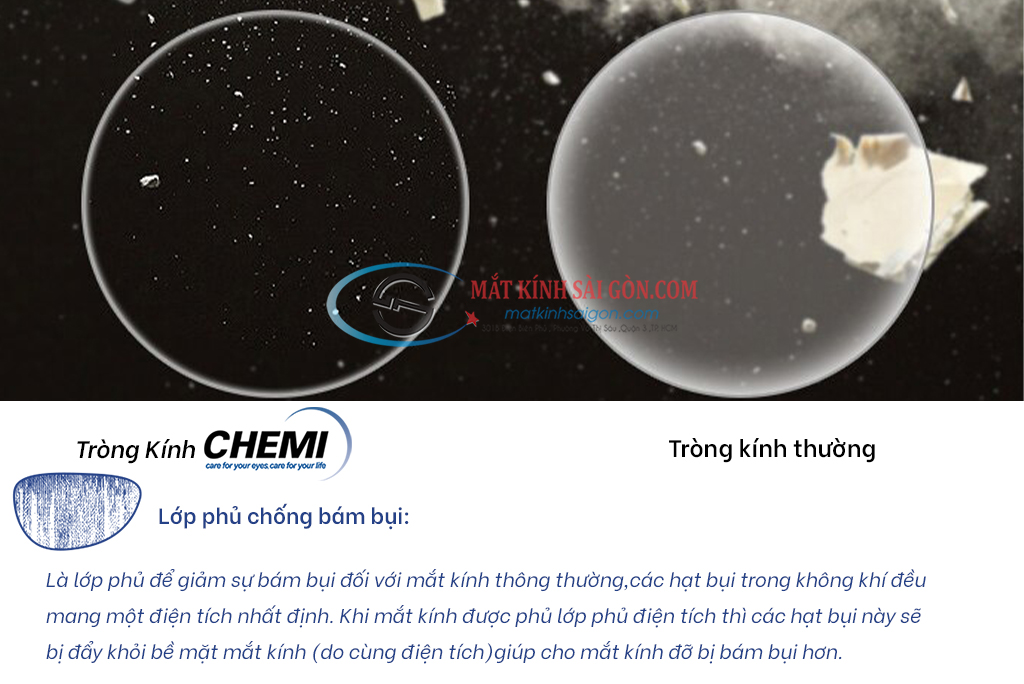 TRÒNG KÍNH ĐỔI MÀU 1.67 CHEMI PHOTO BLUE - Hình 7