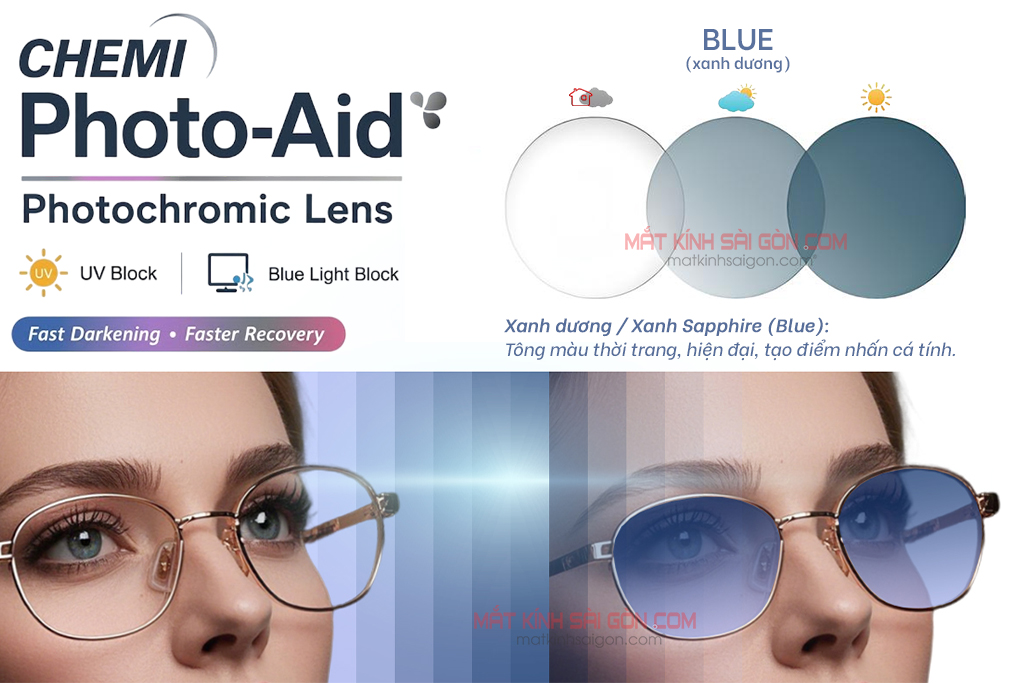 TRÒNG KÍNH ĐỔI MÀU CHEMI PHOTO AID 1.60 - Hình 9